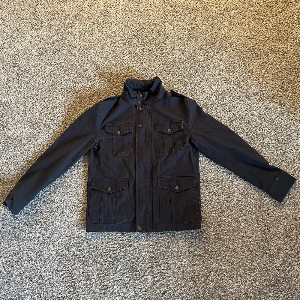 Medium Charcoal/Black Brixton Jacket